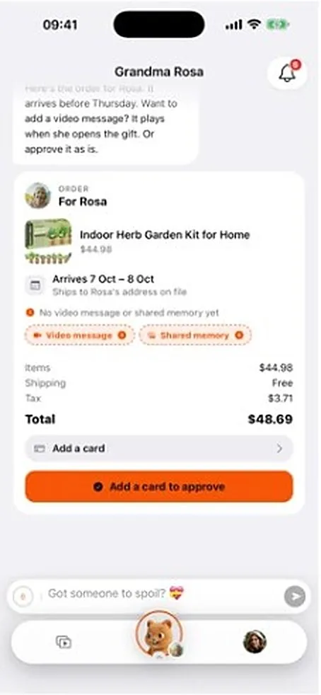 Approve the order for Rosa