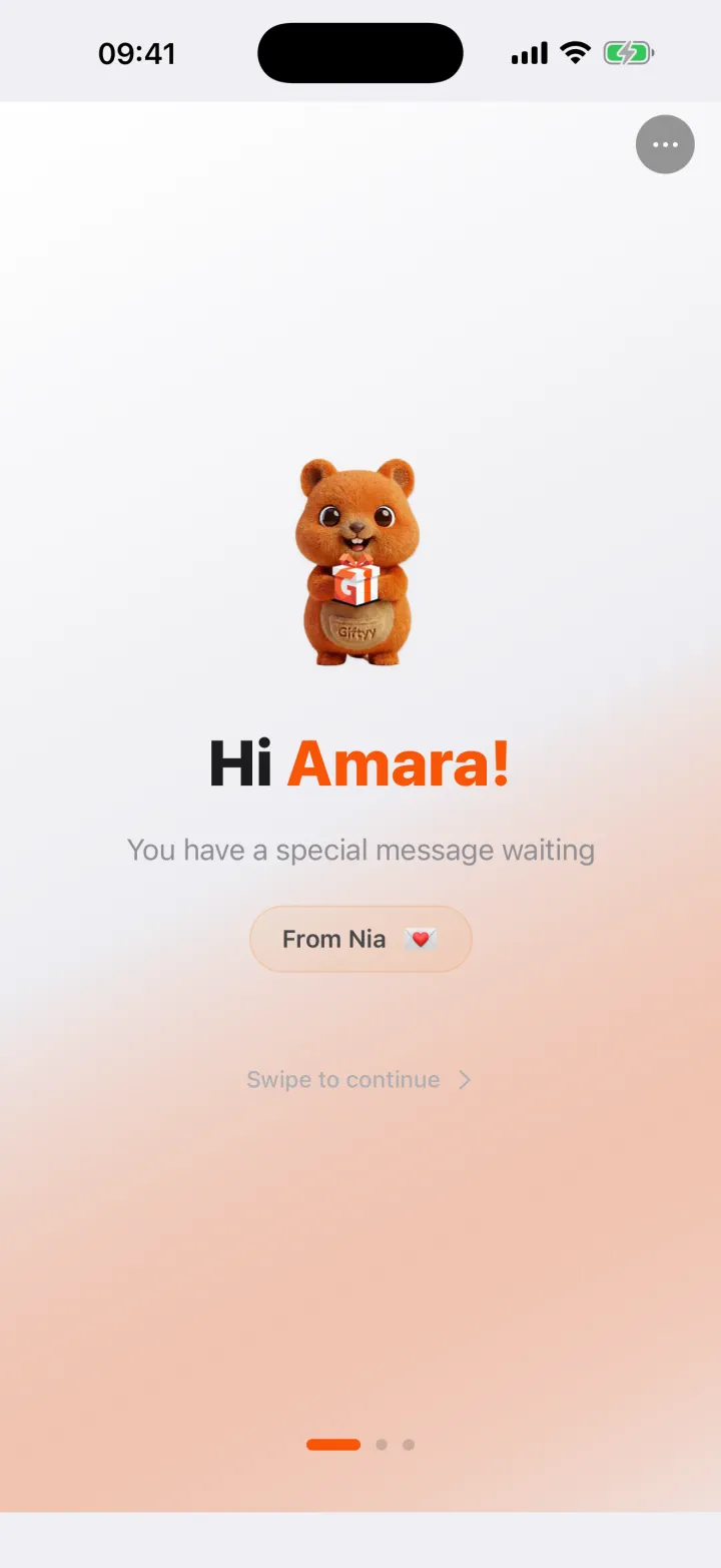 Hi Amara, you have a gift from Nia. Tap to unwrap