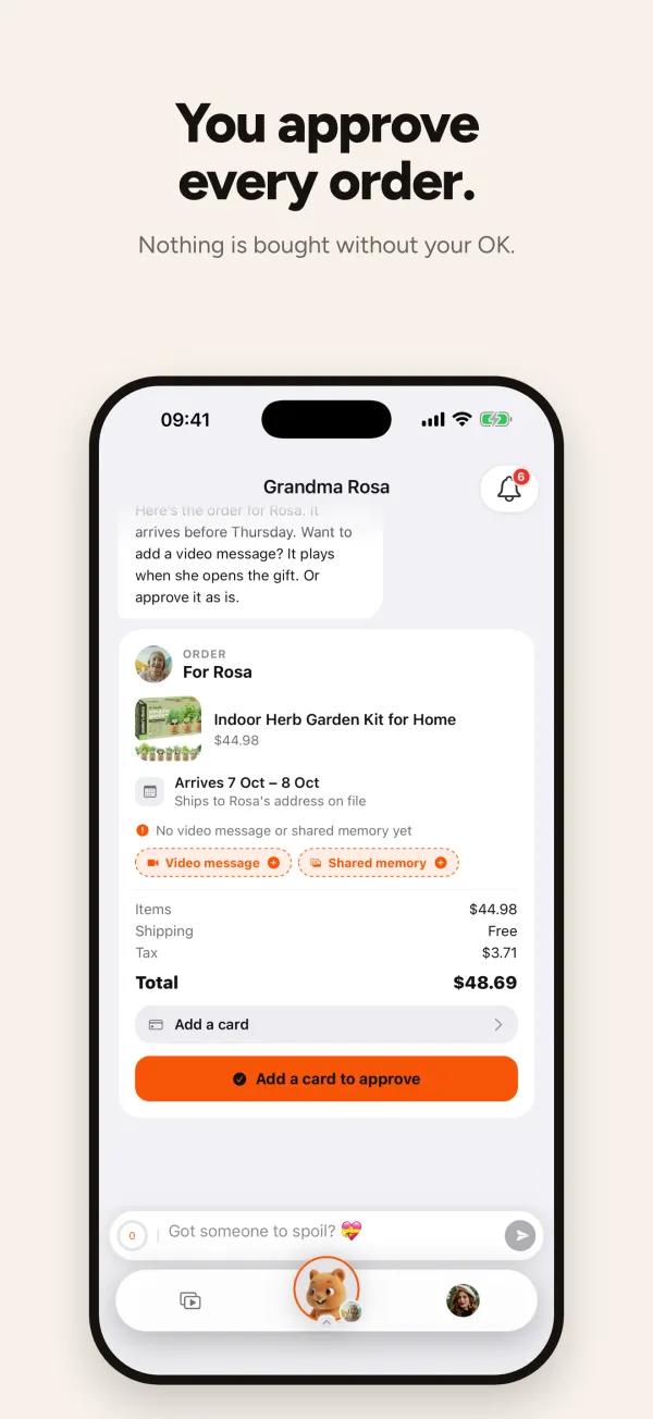 Giftyy app screen