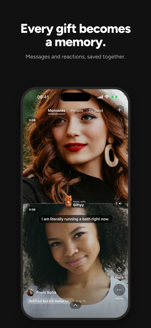 Giftyy app screen